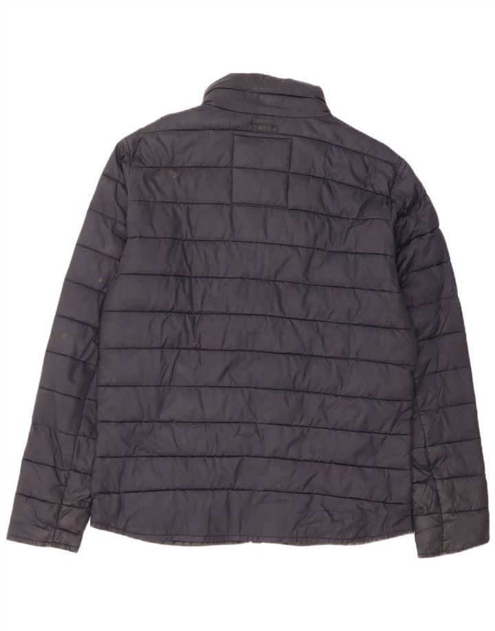 Giacca imbottita da uomo FAT FACE UK 38 nylon blu navy medio