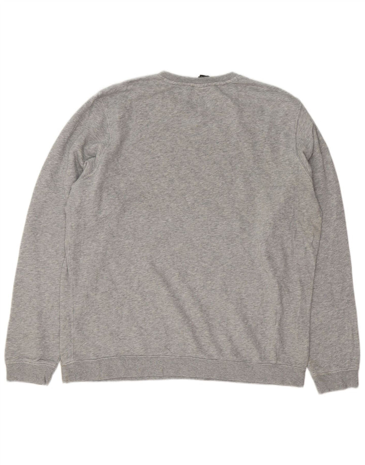 NIKE Mens PSAB Saudi Arabia Graphic Sweatshirt Jumper Large Grey Cotton
