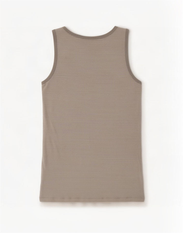 Canotta da uomo Gap XS in cotone a righe grigie