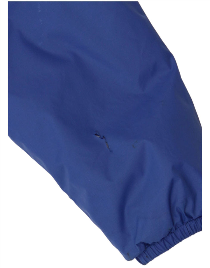 Giacca a vento con cappuccio K-Way Bambino 11-12 anni Blu in poliammide