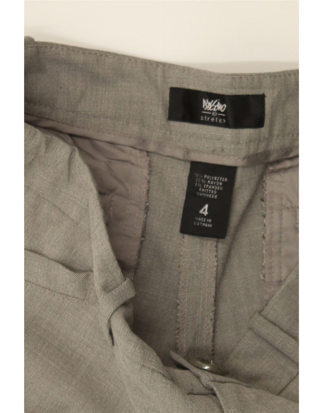 MOSSIMO Womens Stretch Bootcut Casual Trousers US 4 Small W32 L32 Grey Vintage Mossimo and Second-Hand Mossimo from Messina Hembry 