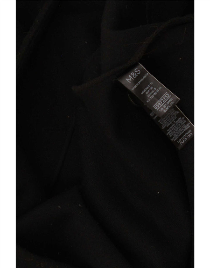 Soprabito da donna Marks & Spencer UK 10 piccolo poliestere nero