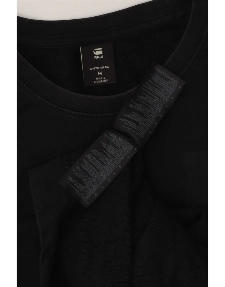 Felpa da uomo G-Star in cotone medio nero