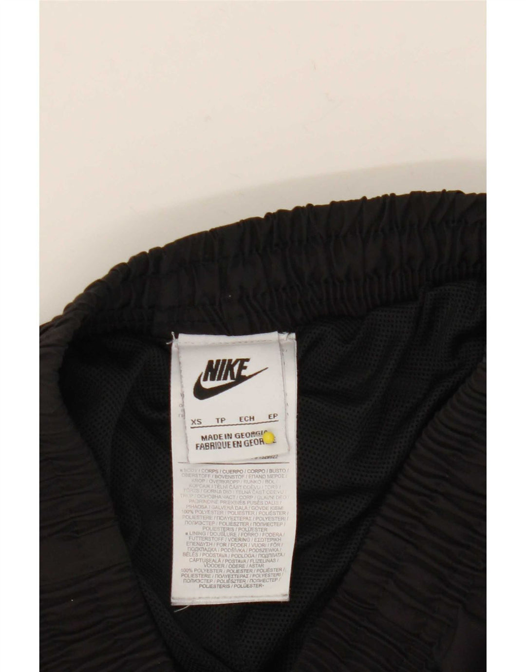 Pantaloni da tuta cargo da donna Nike Joggers UK 6 XS poliestere nero