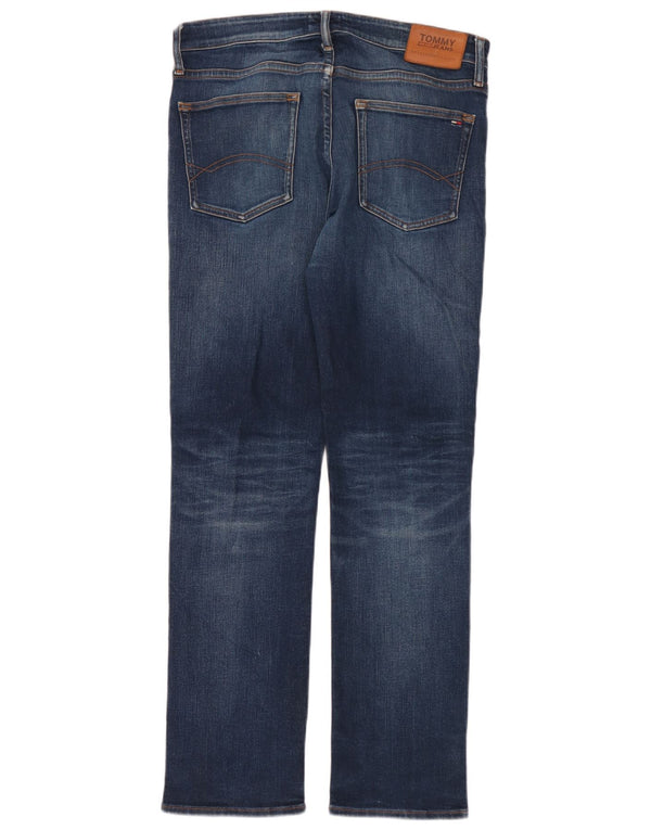 Jeans dritti da uomo Tommy Hilfiger W34 L32 cotone blu
