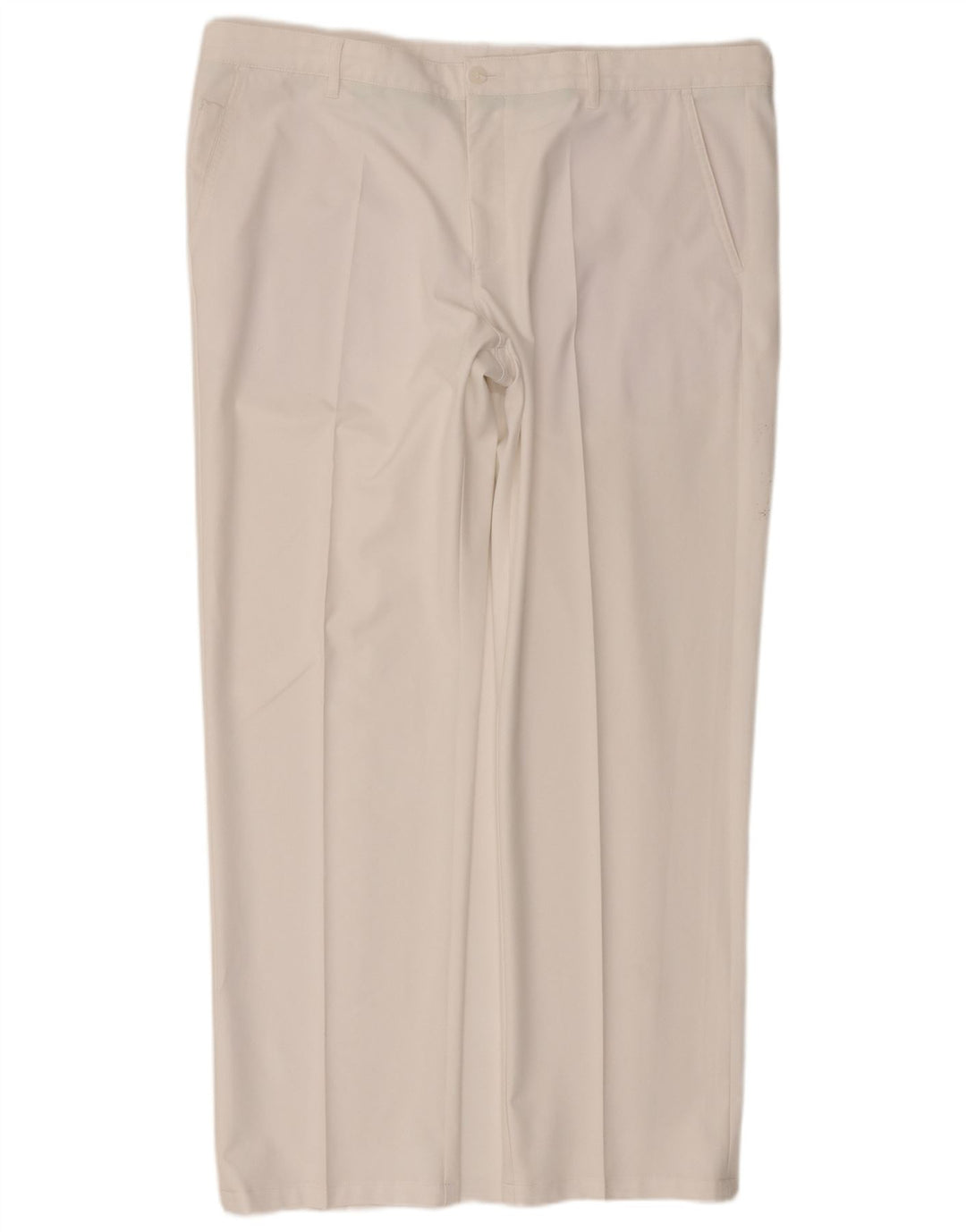 Pantaloni chino slim fit da uomo Hugo Boss IT 56 3XL W40 L30 poliestere bianco