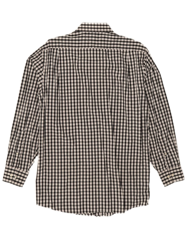 Camicia da uomo vestibilità regolare Tommy Hilfiger taglia 15 medio nero a quadretti