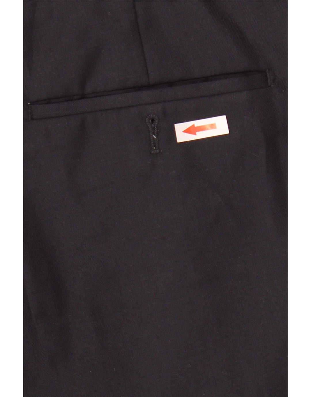 Pantaloni da abito dritti da uomo Marks & Spencer W36 L31 lana blu navy