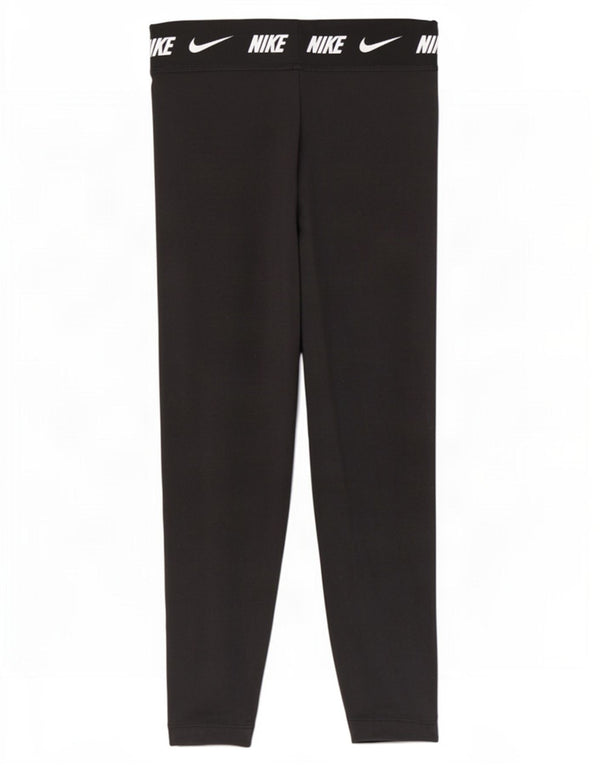 Leggings grafici da donna Nike UK 16 grande cotone nero