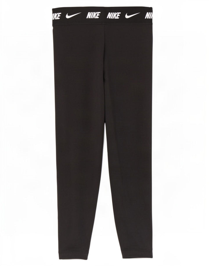 Leggings grafici da donna Nike UK 16 grande cotone nero
