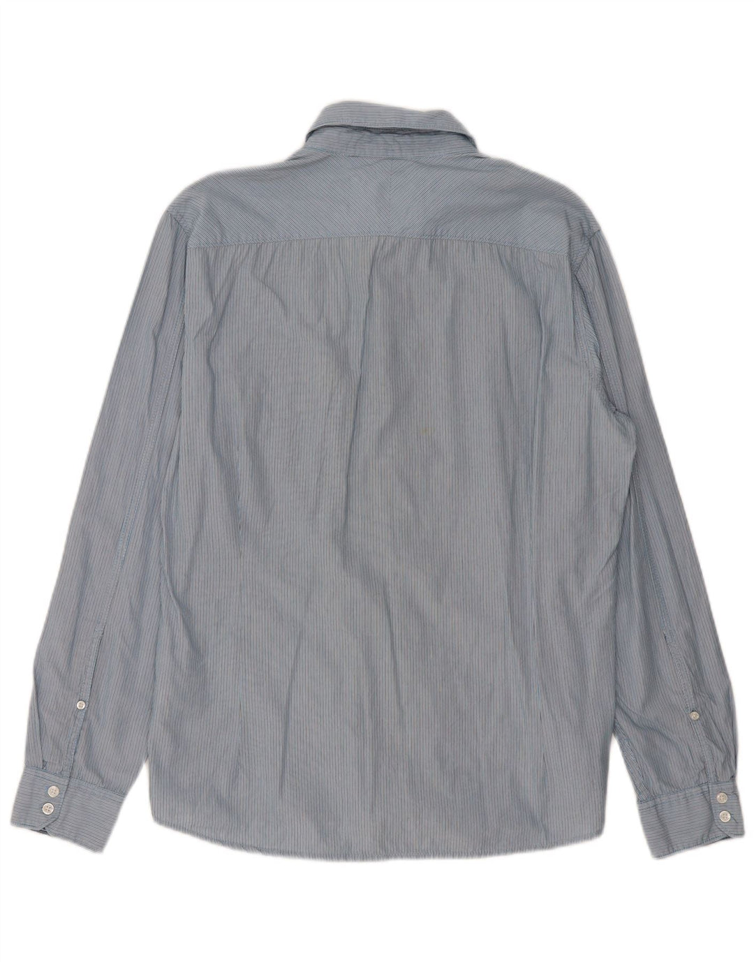 Camicia da uomo slim fit ESPRIT grande gessato blu