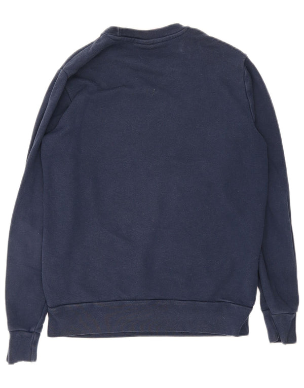 Felpa grafica Adidas da ragazzo 13-14 anni in cotone blu navy