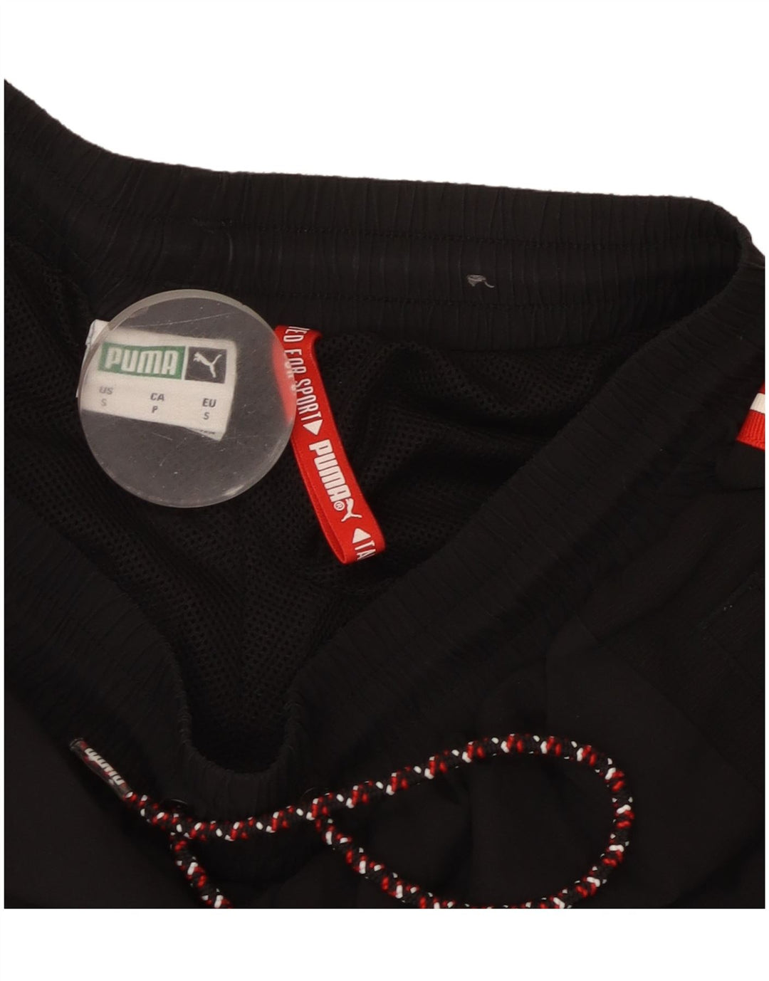 Pantaloncini sportivi da uomo Puma Small neri in poliestere