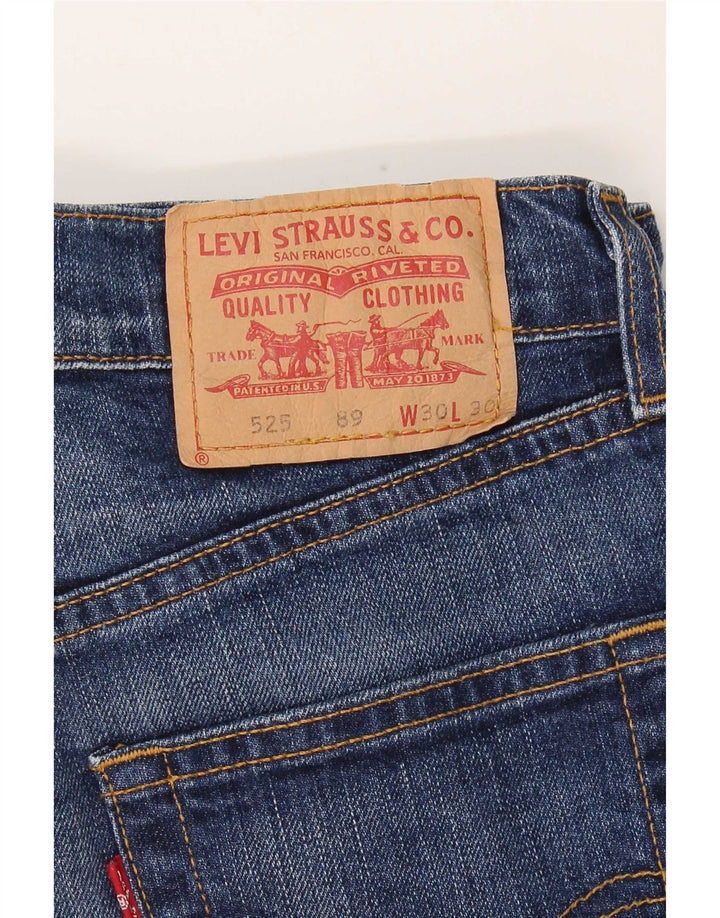 Jeans Levi's 525 Bootcut da donna W30 L30 cotone blu navy