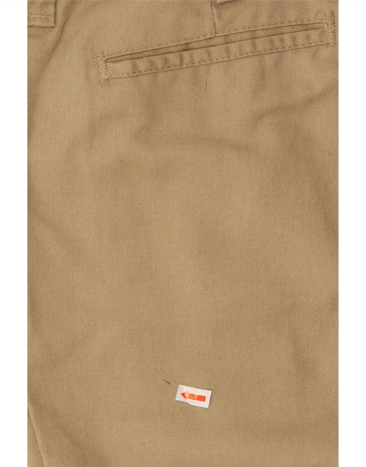 Pantaloni cargo dritti da uomo Dickies W34 L26 poliestere beige