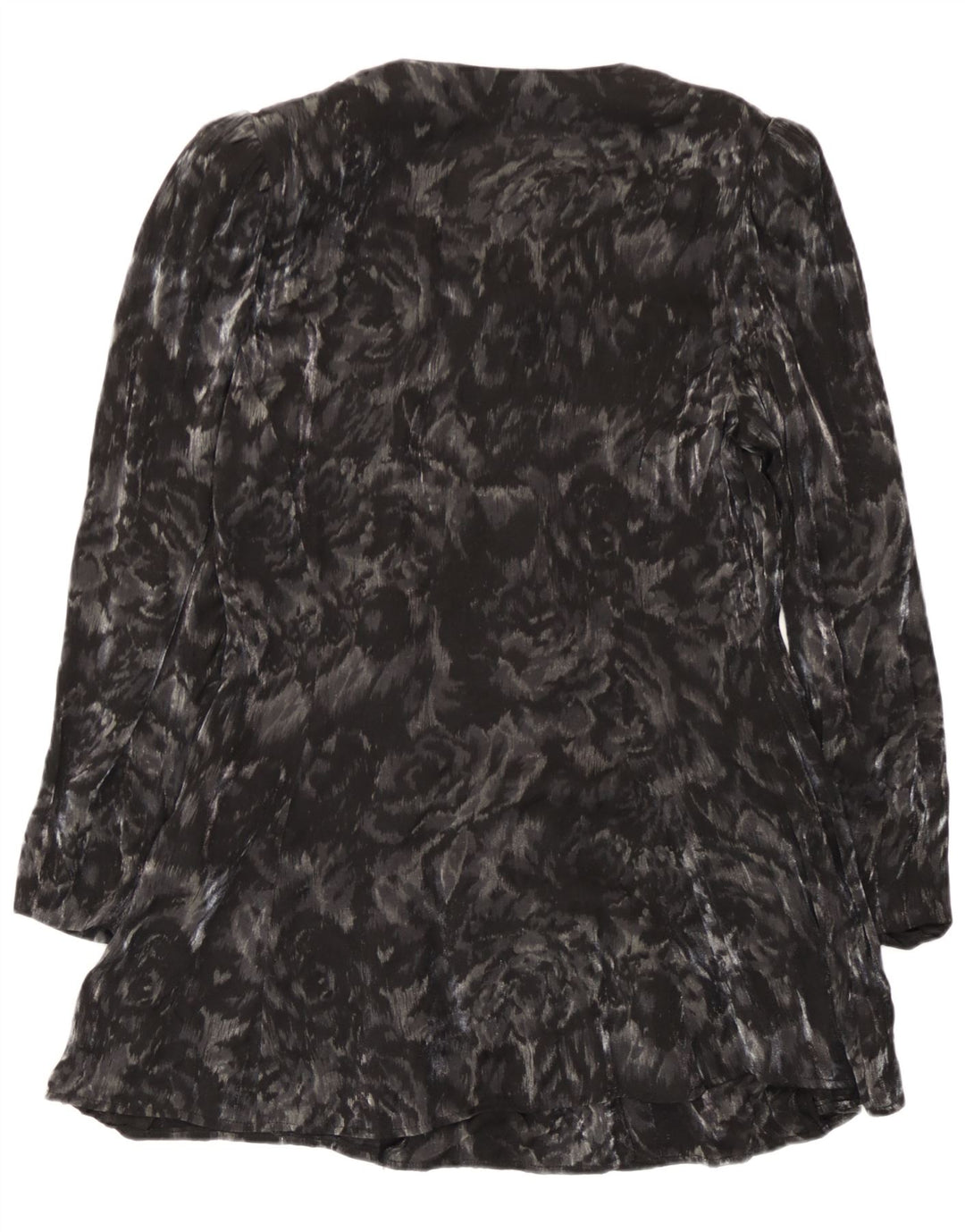 Camicetta a camicia lunga da donna Michele Boyard EU 40 Medium Black Floral
