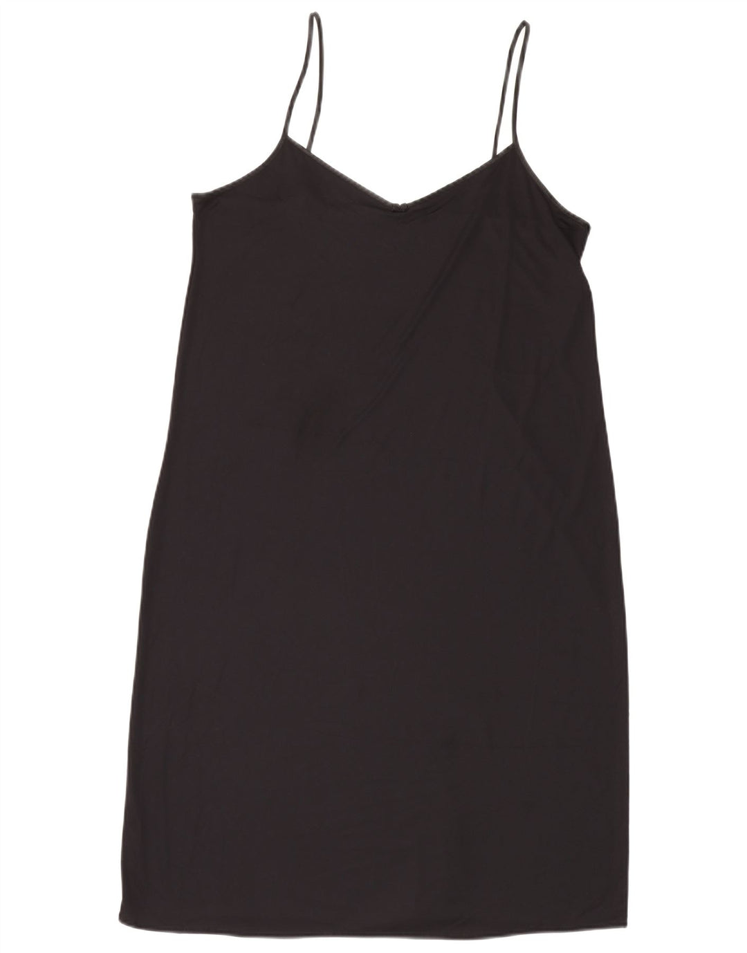 Abito sottoveste da donna Marks & Spencer UK 18 XL poliestere nero