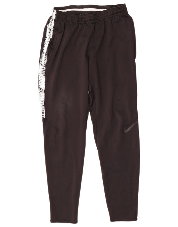 Pantaloni da tuta con grafica NIKE Dri Fit da uomo Small Black Colourblock