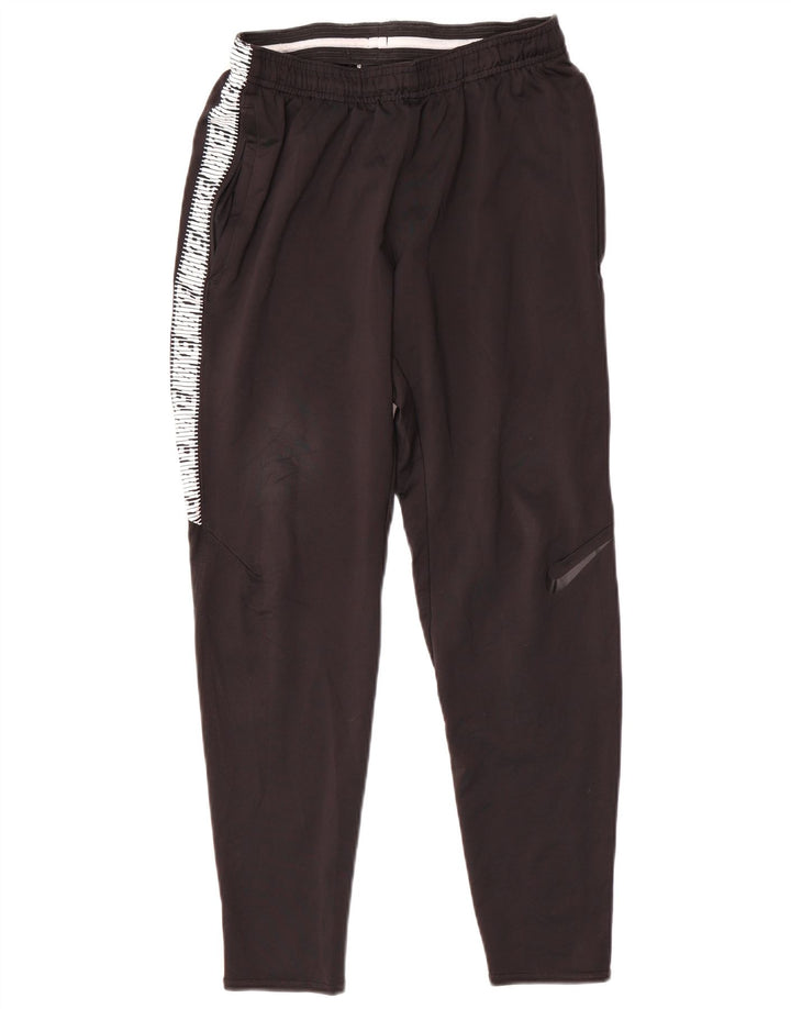 Pantaloni da tuta con grafica NIKE Dri Fit da uomo Small Black Colourblock