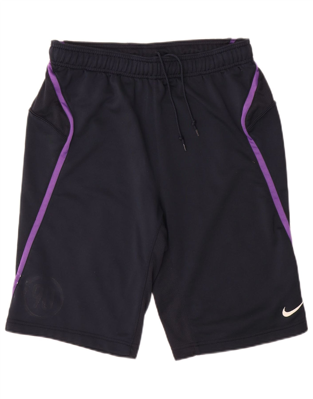 Pantaloncini sportivi da uomo Nike Medium in poliestere color block blu navy