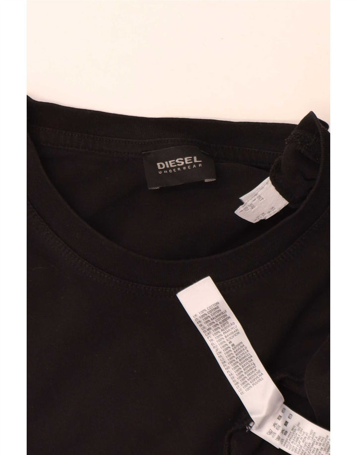 T-shirt da uomo Diesel Top XL in cotone nero