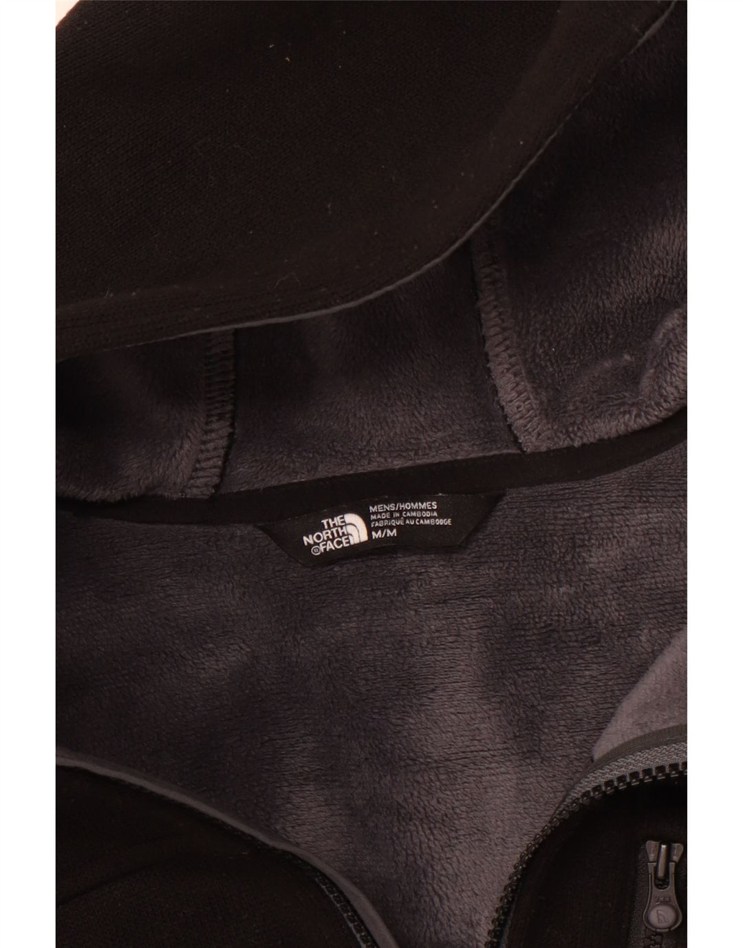 THE NORTH FACE Maglione cardigan con cappuccio da uomo poliestere nero medio