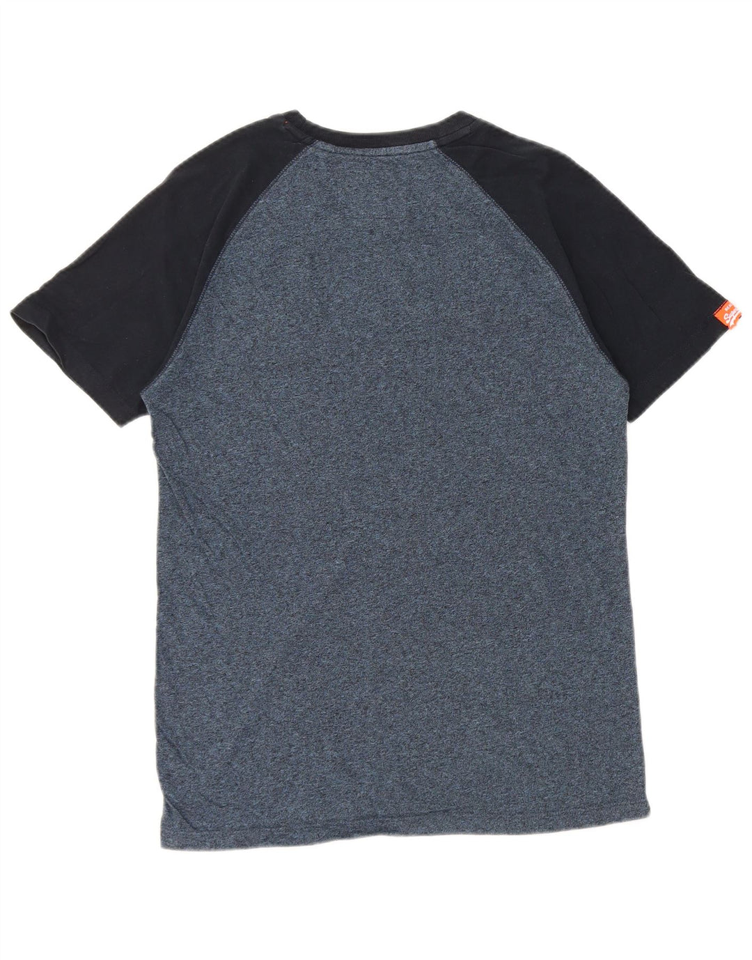 T-shirt da uomo Superdry Top Small in cotone color block blu navy
