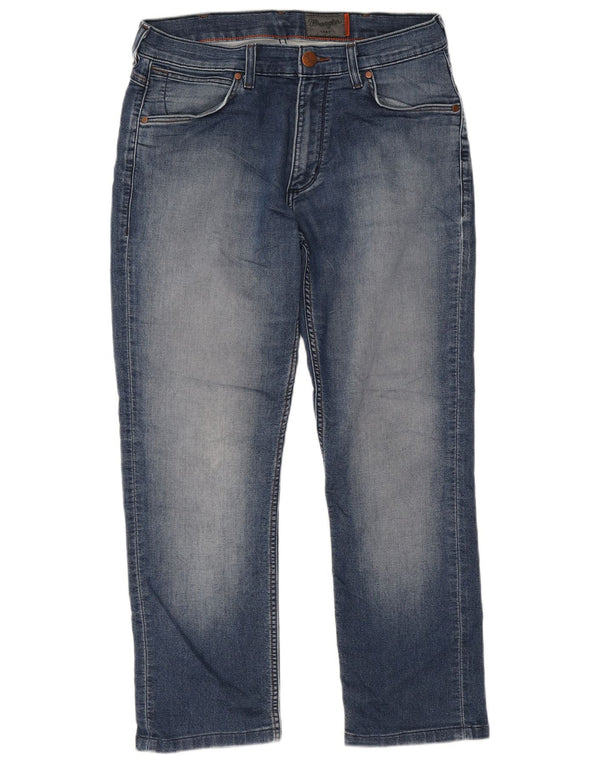 Jeans dritti da uomo Wrangler Greensboro W30 L30 blu