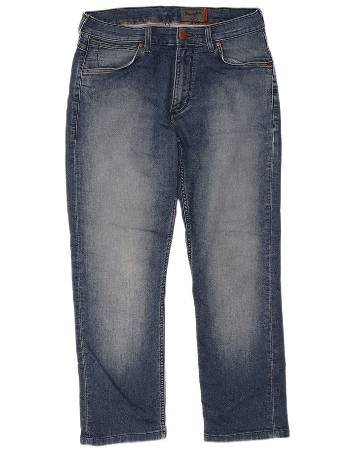 Jeans dritti da uomo Wrangler Greensboro W30 L30 blu