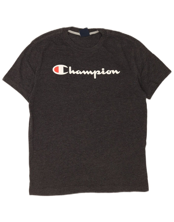 T-shirt grafica da uomo vestibilità ampia CHAMPION, piccola, grigia