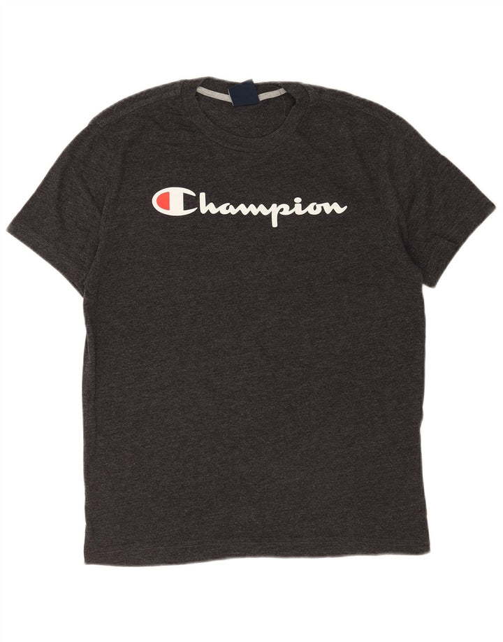 T-shirt grafica da uomo vestibilità ampia CHAMPION, piccola, grigia