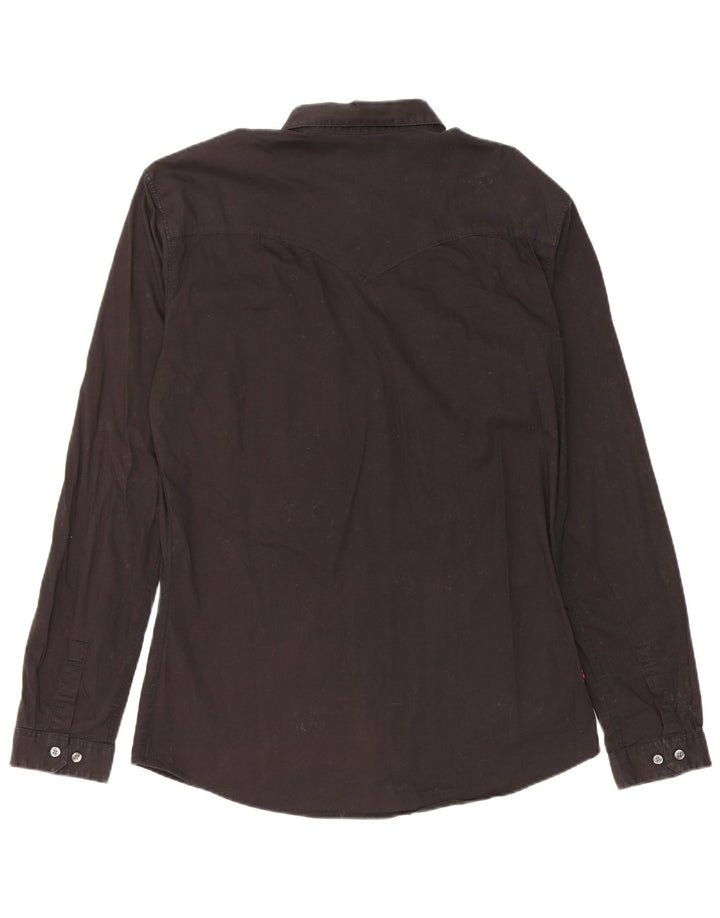 Camicia Levi's da uomo slim fit XL in cotone nero