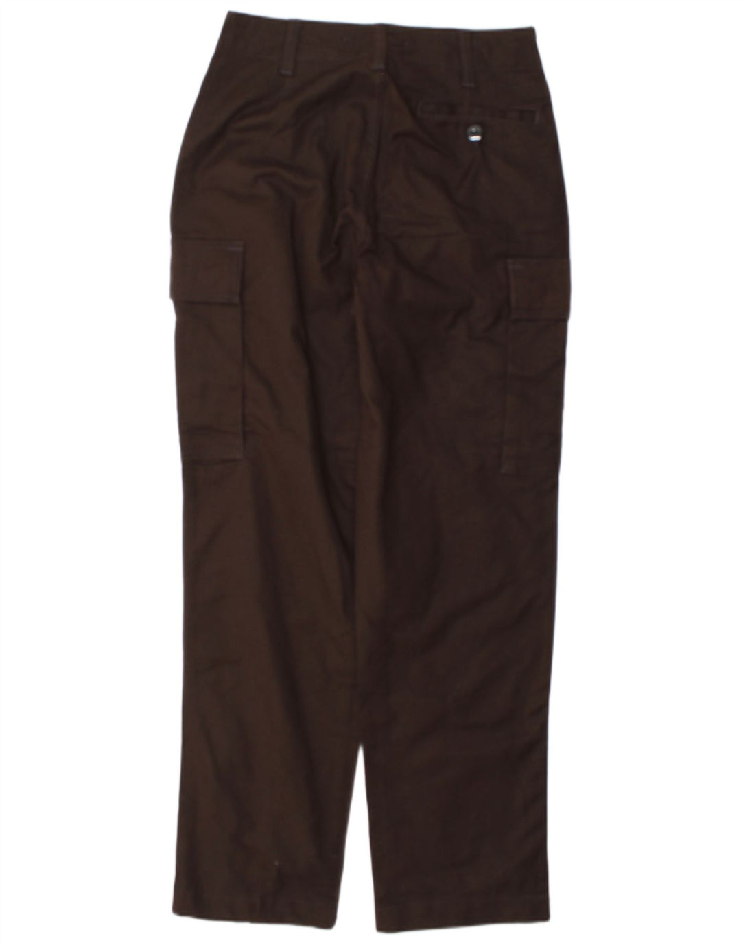 Pantaloni cargo dritti da uomo vintage W32 L32 in cotone marrone