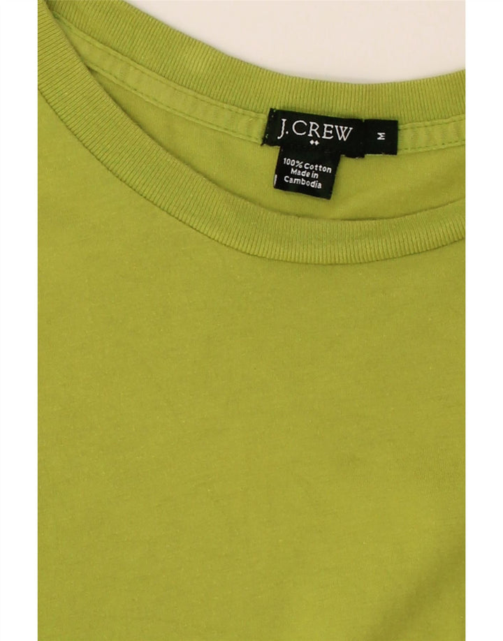 J. CREW Womens T-Shirt Top UK 14 Medium Green Cotton Vintage J. Crew and Second-Hand J. Crew from Messina Hembry 