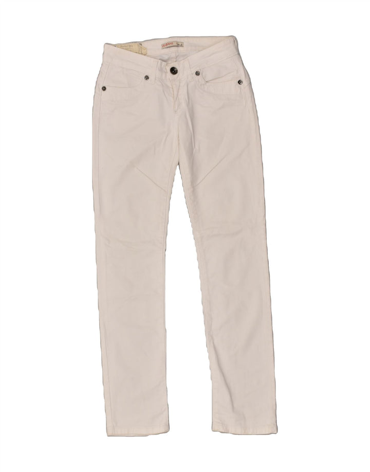 LIU JO Womens Slim Jeans W27 L31  White Cotton | Vintage Liu Jo | Thrift | Second-Hand Liu Jo | Used Clothing | Messina Hembry 