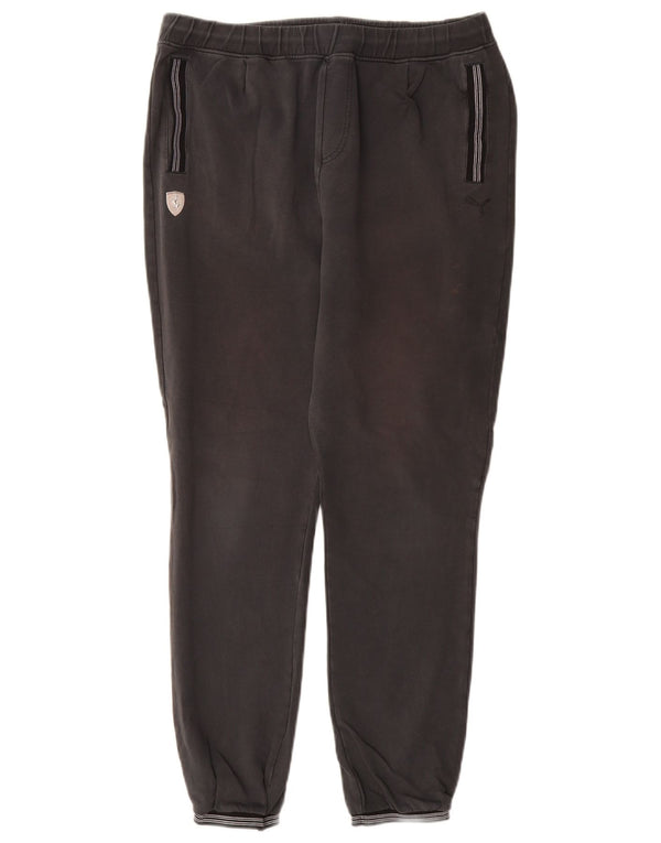 Pantaloni da tuta da donna Puma Joggers UK 14 Medium Black Cotton