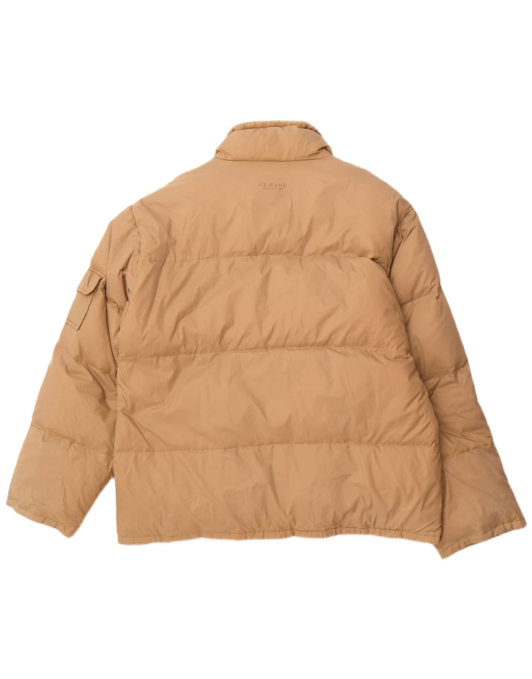 CALVIN KLEIN JEANS Giacca imbottita da uomo UK 42 XL Beige