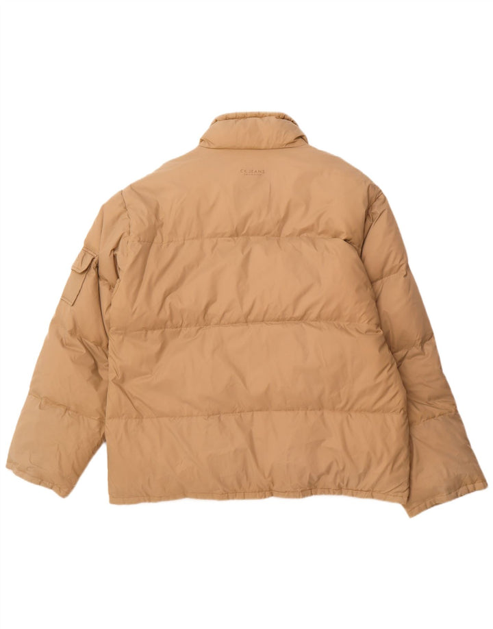 CALVIN KLEIN JEANS Giacca imbottita da uomo UK 42 XL Beige