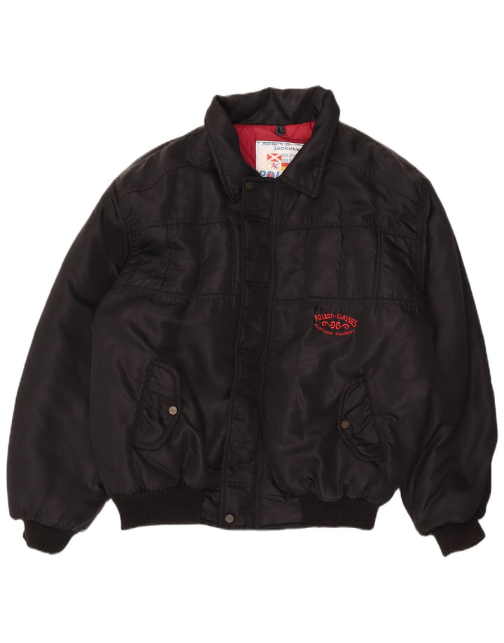 Giubbotto bomber da uomo Polbot UK 42 XL nero poliammide