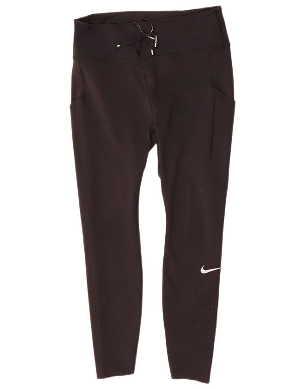 Leggings Nike Dri Fit da donna UK 14 grande poliestere nero