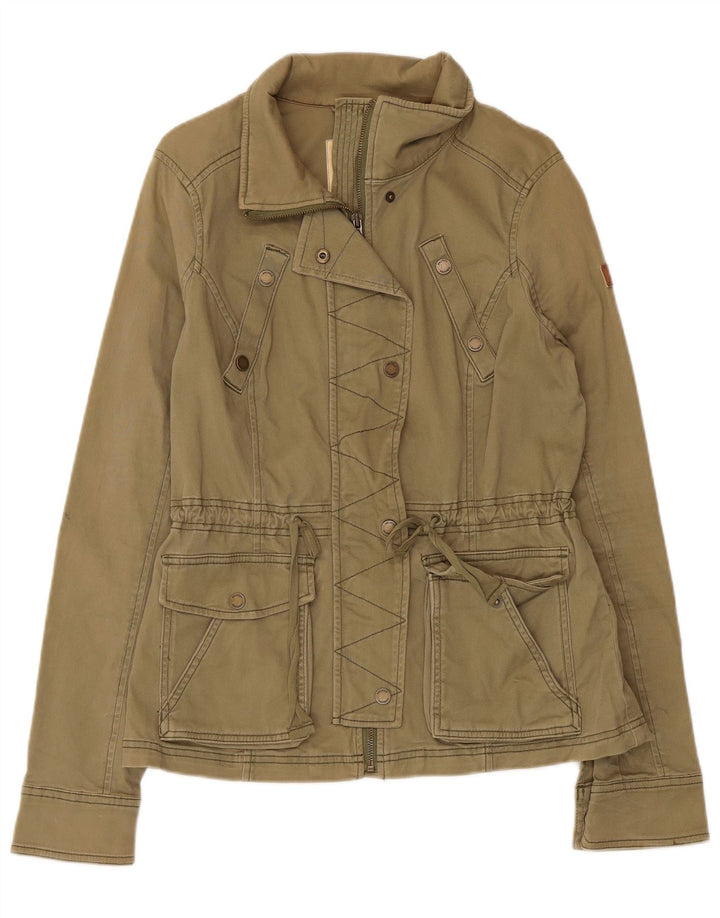 Giacca utility Hollister da donna UK 12 cotone kaki medio