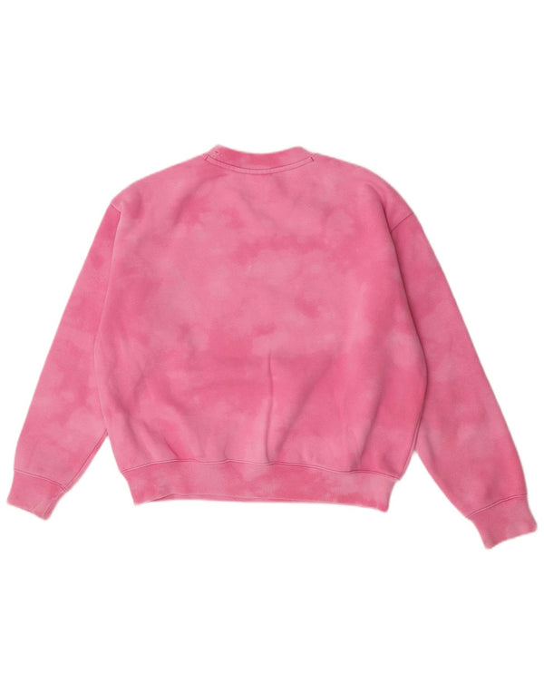 Felpa da donna Champion UK 14 cotone tie dye rosa medio
