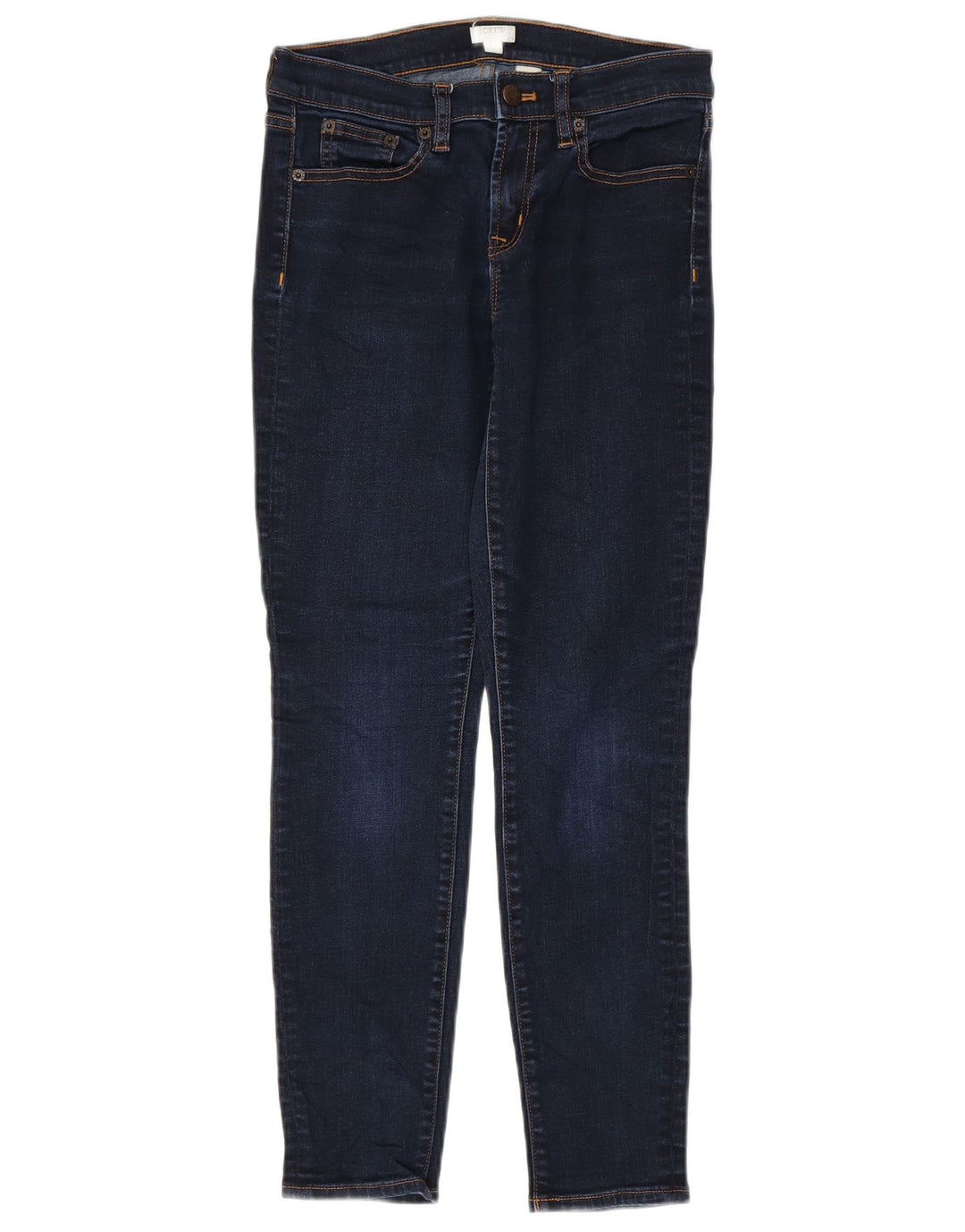Jeans skinny elasticizzati da donna J. Crew W26 L28 cotone blu navy
