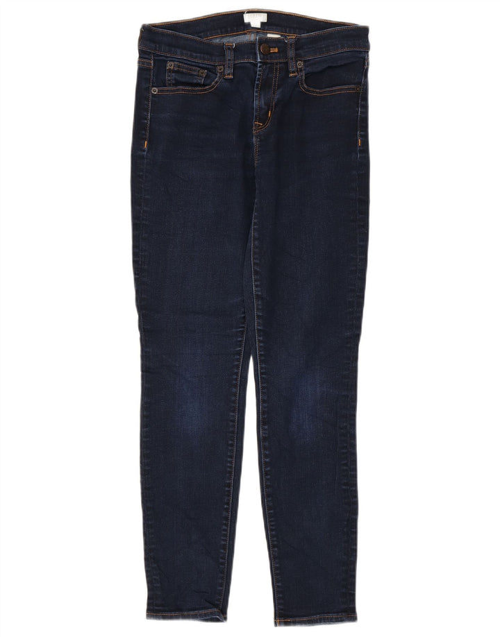 Jeans skinny elasticizzati da donna J. Crew W26 L28 cotone blu navy