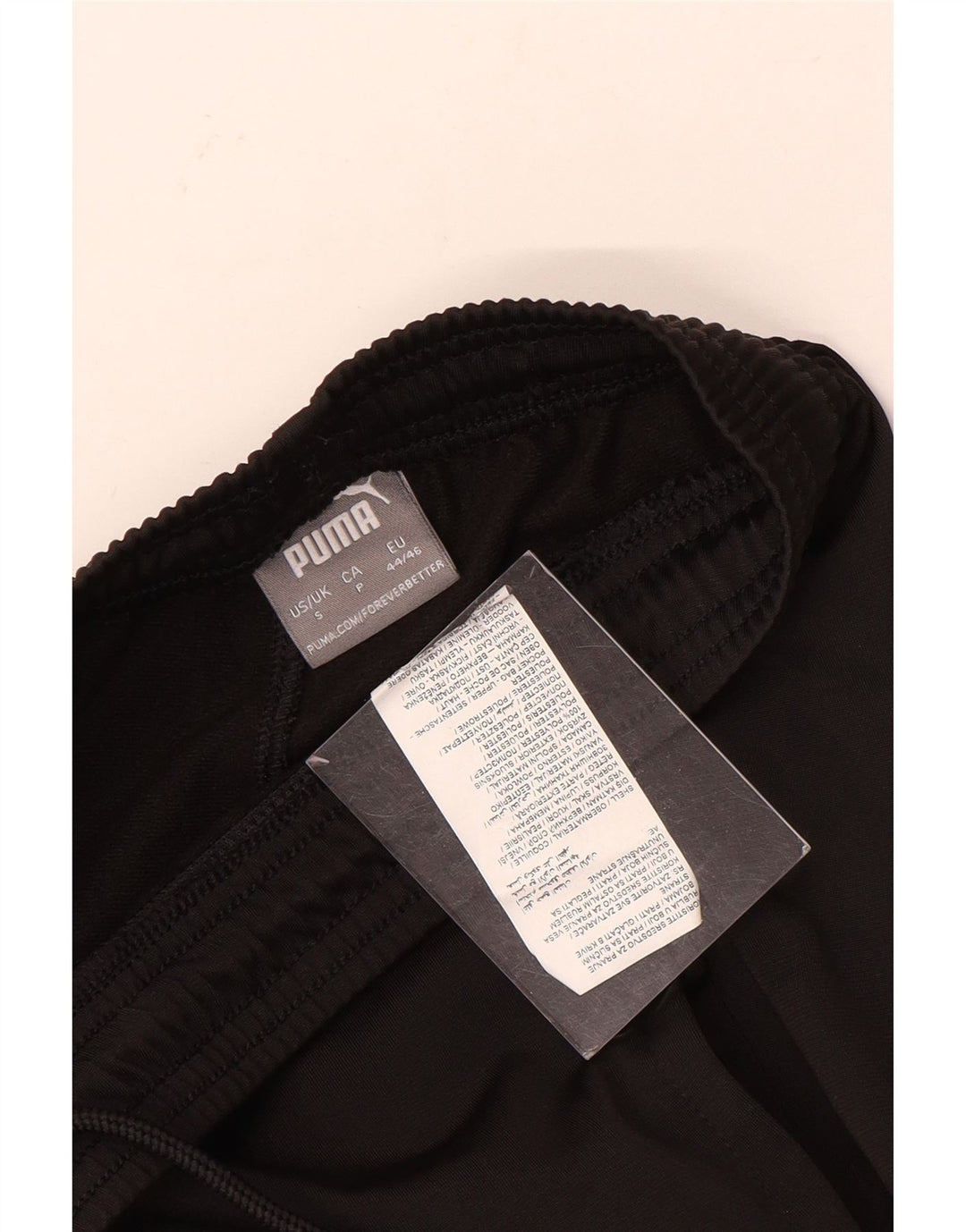 Pantaloni da tuta da uomo Puma Joggers piccoli in poliestere nero