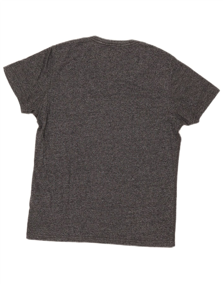 T-shirt da uomo Tommy Hilfiger Top grande in cotone chiazzato grigio