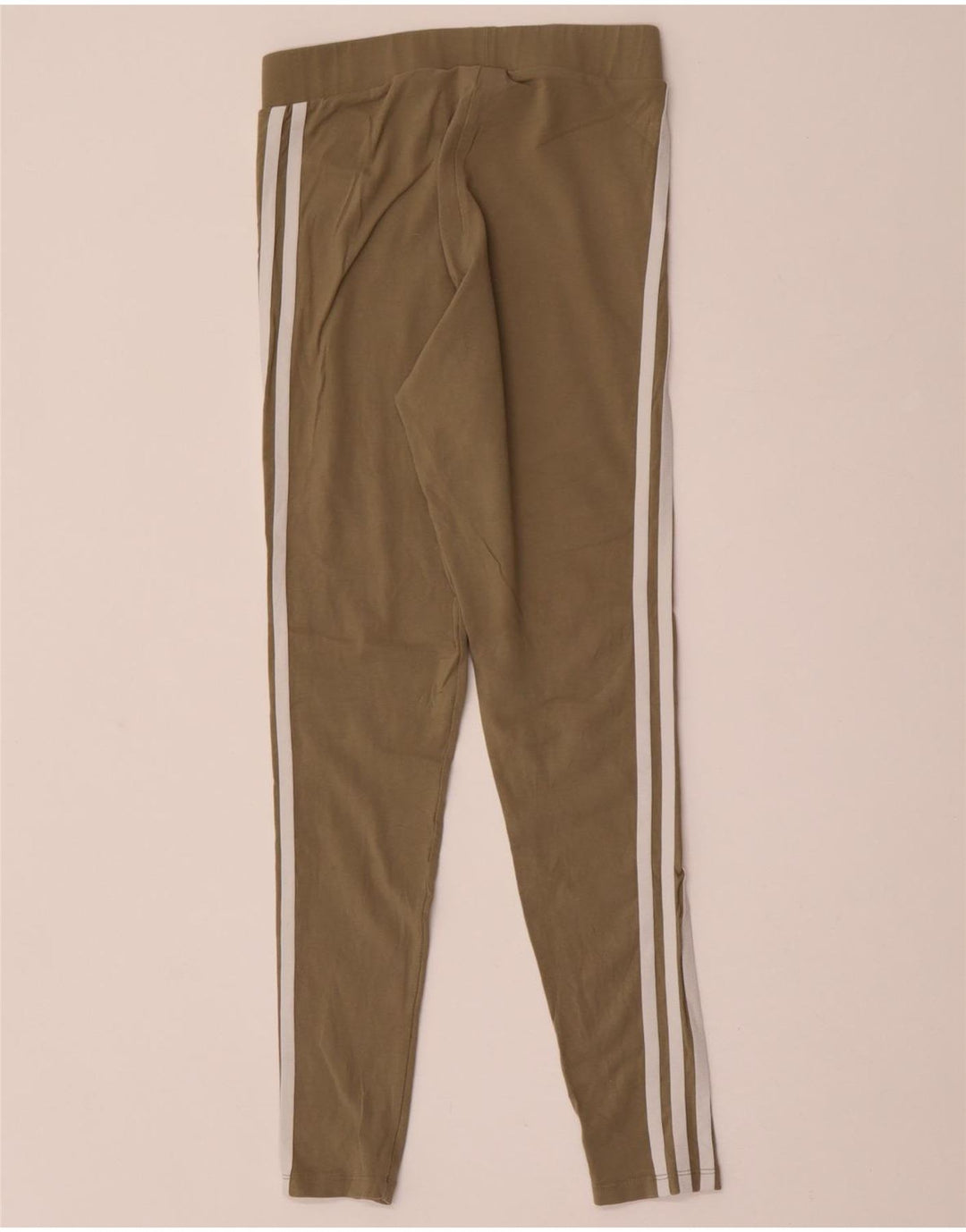 Leggings da donna ADIDAS UK 8 piccoli in cotone kaki