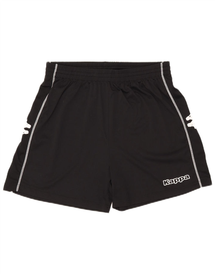 Pantaloncini sportivi grafici da uomo Kappa 2XL poliestere nero