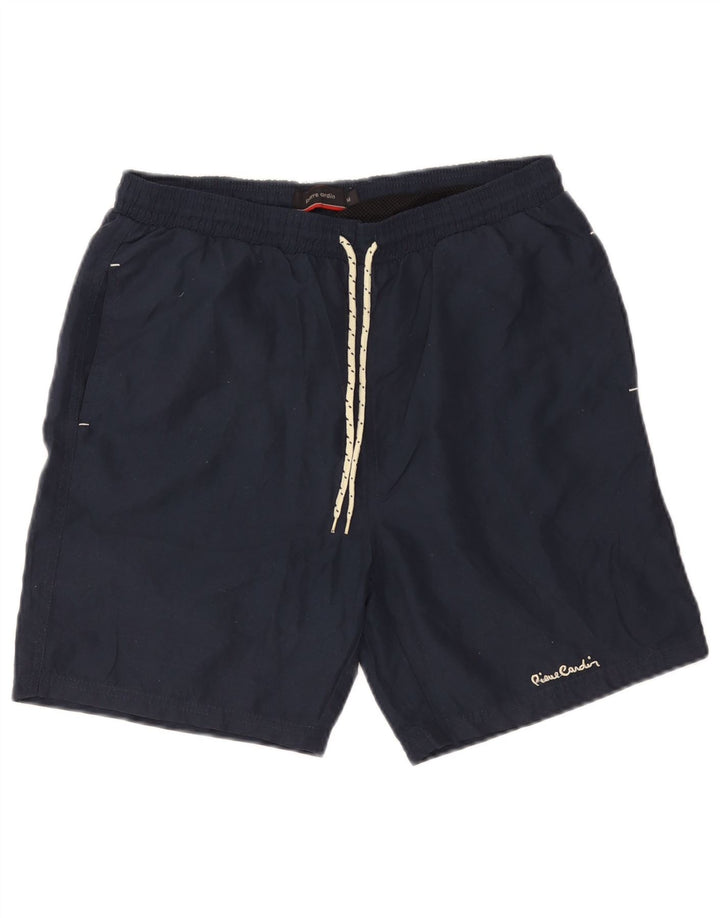 Pantaloncini da bagno da uomo Pierre Cardin medio blu navy