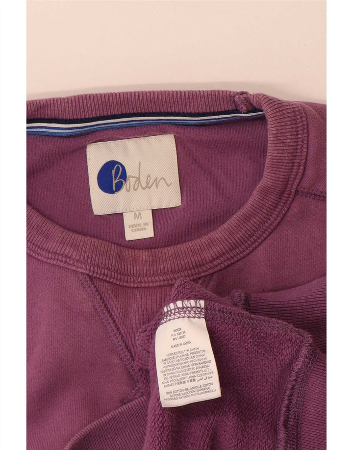 Boden Felpa da uomo Maglione in cotone viola medio